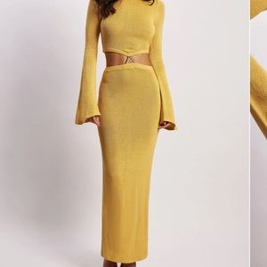 Meshki Anna Flare Sleeve Knit Dress